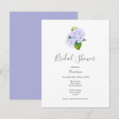 Waterverf Hydrangeas Kaart (Voorkant / Achterkant)