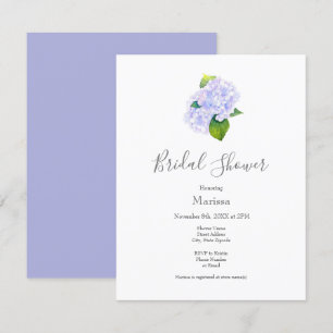 Waterverf Hydrangeas Kaart