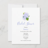 Waterverf Hydrangeas Kaart (Voorkant)