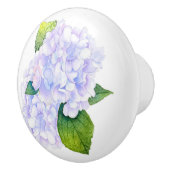 Waterverf Hydrangeas Keramische Knop (Rechts)