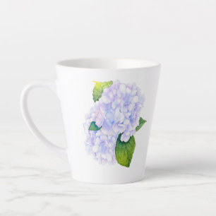 Waterverf Hydrangeas Latte Mok