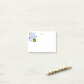Waterverf Hydrangeas Post-it® Notes (Op bureau)