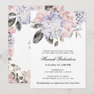  Waterverf Hydrangeas   Sip en Zie Kaart