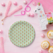 Waterverf Ice Cream Paper Bord (mint groen) (Feest)