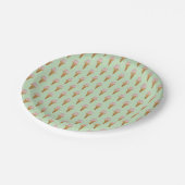 Waterverf Ice Cream Paper Bord (mint groen) (Gekanteld)