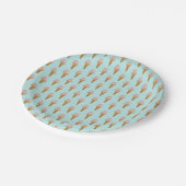 Waterverf Ice Cream Paper Bord (turkoois) (Gekanteld)