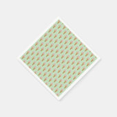 Waterverf Ice Cream Paper Servetten (mint groen) (Hoek)