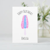 Waterverf Ice Cream Pop 4 juli 2010 Kaart (Staand voorkant)