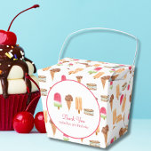Waterverf Ice Cream & Popsicles Verjaardag Bedankt Bedankdoosjes