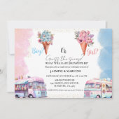 Waterverf Ice Cream Raad het geslacht onthullen Kaart (Voorkant)