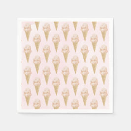 Waterverf Ice Cream Summer Servet
