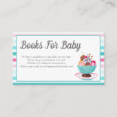 Waterverf Ice Cream Sundae boeken voor Baby Informatiekaartje (Voorkant)