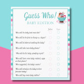 Waterverf Ice Cream Sundae Raad wie Baby Flyer