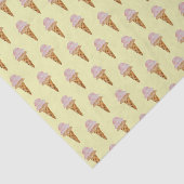 Waterverf Ice Cream Tissue Papier (geel) (Detail)