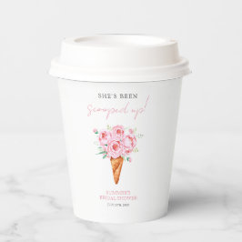 Waterverf Ice Cream Vrijgezellenfeest Welkomstteke Papieren Bekers