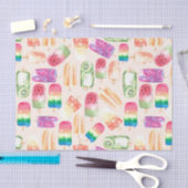 Waterverf Ice-crèmekoraal Tissuepapier (Craft)