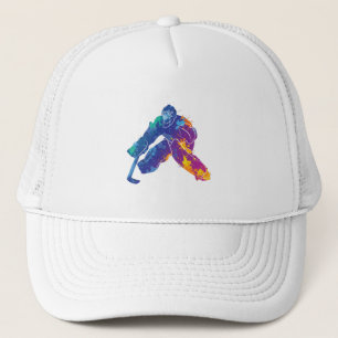 Waterverf Ice Hockey Goalie Trucker Pet