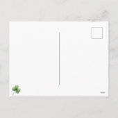 Waterverf Iers is een gedicht van St. Patrick's Da Feestdagenkaart (Achterkant)