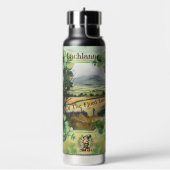 Waterverf Iers platteland naam en betekenis Waterfles (Links)