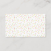 Waterverf IJs Baby shower Luier Raffle Informatiekaartje (Achterkant)