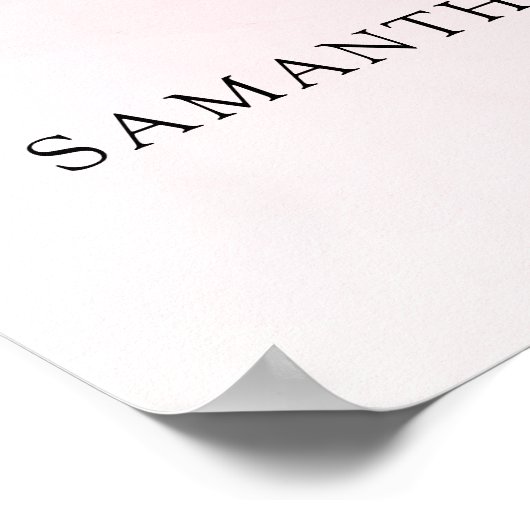 Waterverf Ijs Bruiloftsshower Welkombord Poster (Hoek)