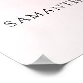 Waterverf Ijs Bruiloftsshower Welkomstbord Poster (Hoek)