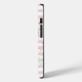 Waterverf ijs,Macarons,Roze Strepen Case-Mate iPhone Case (Achterkant / Links)