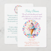 Waterverf-ijs Save The Date (Voorkant / Achterkant)