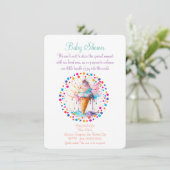 Waterverf-ijs Save The Date (Staand voorkant)