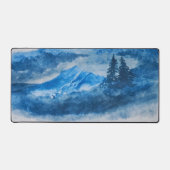 Waterverf IJsbergen Landschapsschilderij Bureaumat (Voorkant)