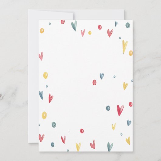 Waterverf ijscrème, donuts Sweets Birthday Kaart (Achterkant)