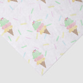 Waterverf Ijsfeestje met Strooisel Tissuepapier (Detail)