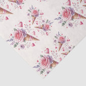 Waterverf Ijsje Bruidsdiner Tissuepapier (Detail)