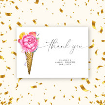 Waterverf ijsje - Dank u vrijgezellenfeest