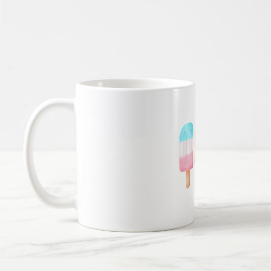 Waterverf ijsje koffiemok (Links)