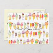 Waterverf ijskap - Briefkaart (Voorkant / Achterkant)