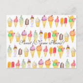 Waterverf ijskap - Briefkaart (Voorkant)