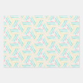 Waterverf ijslolly. IJs Zomerfeest Inpakpapier Vel (Voorkant 2)