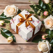 Waterverf IJssalon Bruiloftsfeestje Inpakpapier Vel