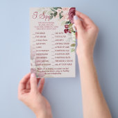 Waterverf Ik bespioneer de trouwenkaart Flyer (Hand)