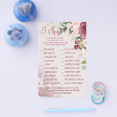 Waterverf Ik bespioneer de trouwenkaart Flyer (Enkel)