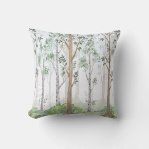 Waterverf illustratie — Fairy forest. Kinderen Kussen