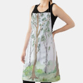 Waterverf illustratie — Fairy forest. Kinderen Schort (Insitu)