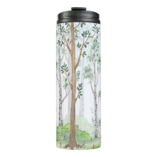 Waterverf illustratie — Fairy forest. Kinderen Thermosbeker (Voorkant)