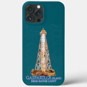 Waterverf Illustratie Gasparilla Island Licht Case-Mate iPhone Case