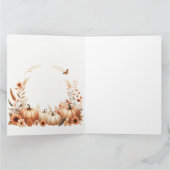 Waterverf illustratie Herfst Festival Kaart (Binnen)