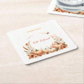 Waterverf illustratie Herfst Festival Kartonnen Onderzetters (Schuin)