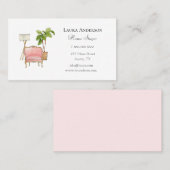 Waterverf illustratie home stager Visitekaartje (Voorkant / Achterkant)