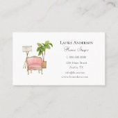 Waterverf illustratie home stager Visitekaartje (Voorkant)