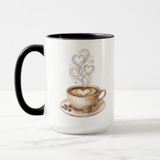 Waterverf Illustratie Koffiekop | Mokken en Kopjes